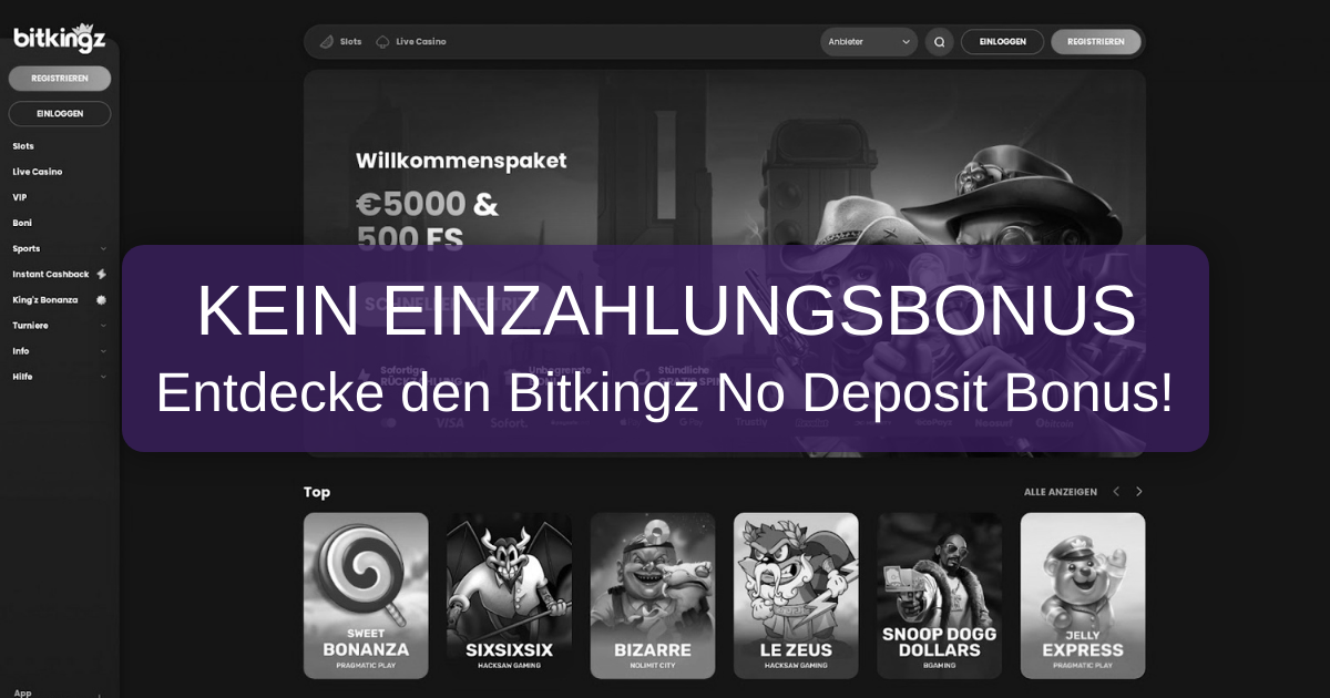 Bitkingz No Deposit Bonus 2026 - Deutschland | Verifizierter Test